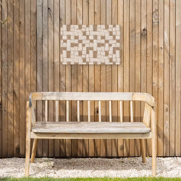 Buiten canvas - Blok - Patroon - Bruin — 3