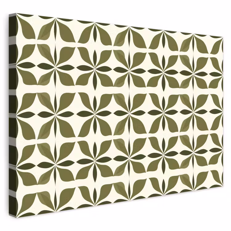 Buiten canvas - Botanisch - Retro - Groen — 1