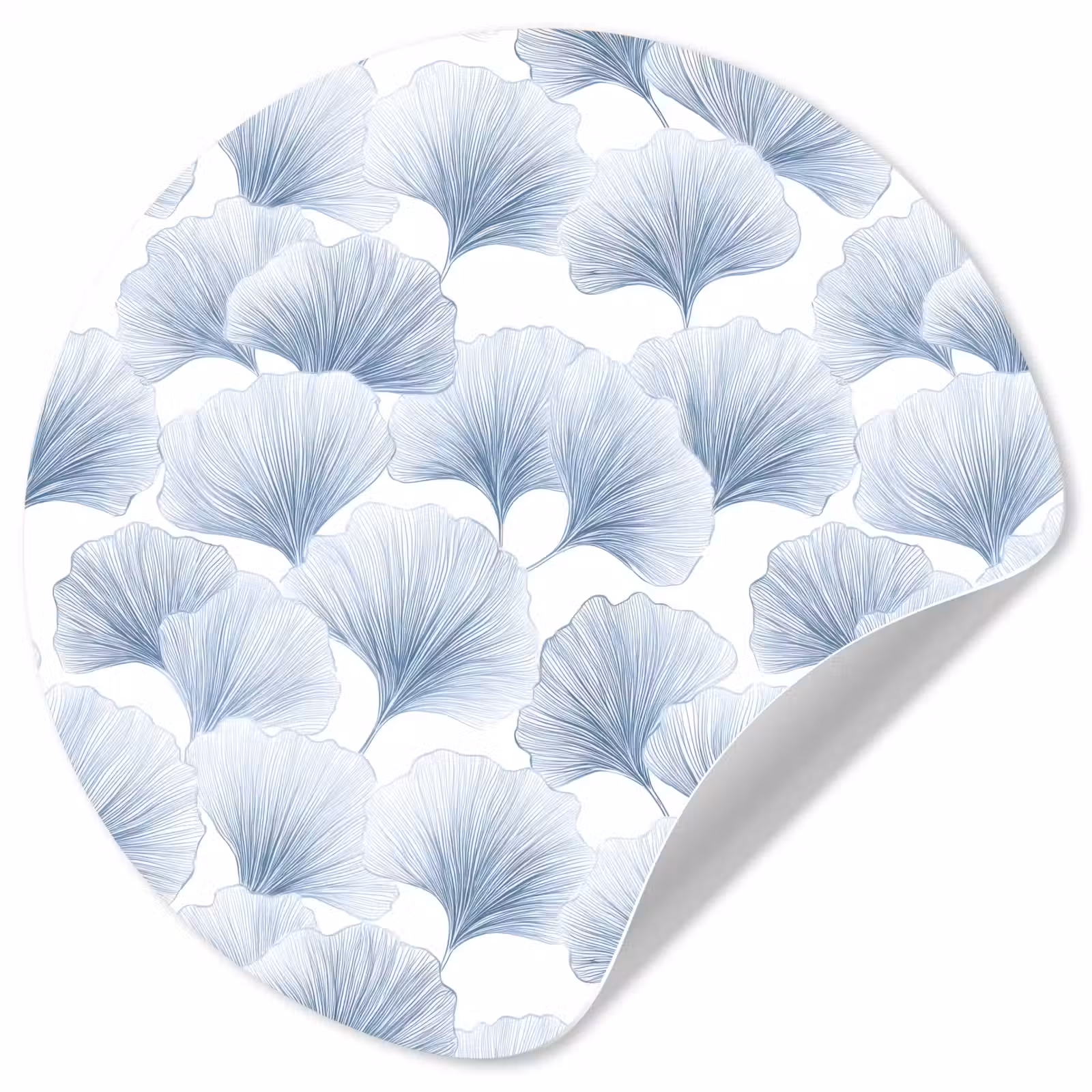 Behangcirkel - Waaier - Modern - Blauw — 1