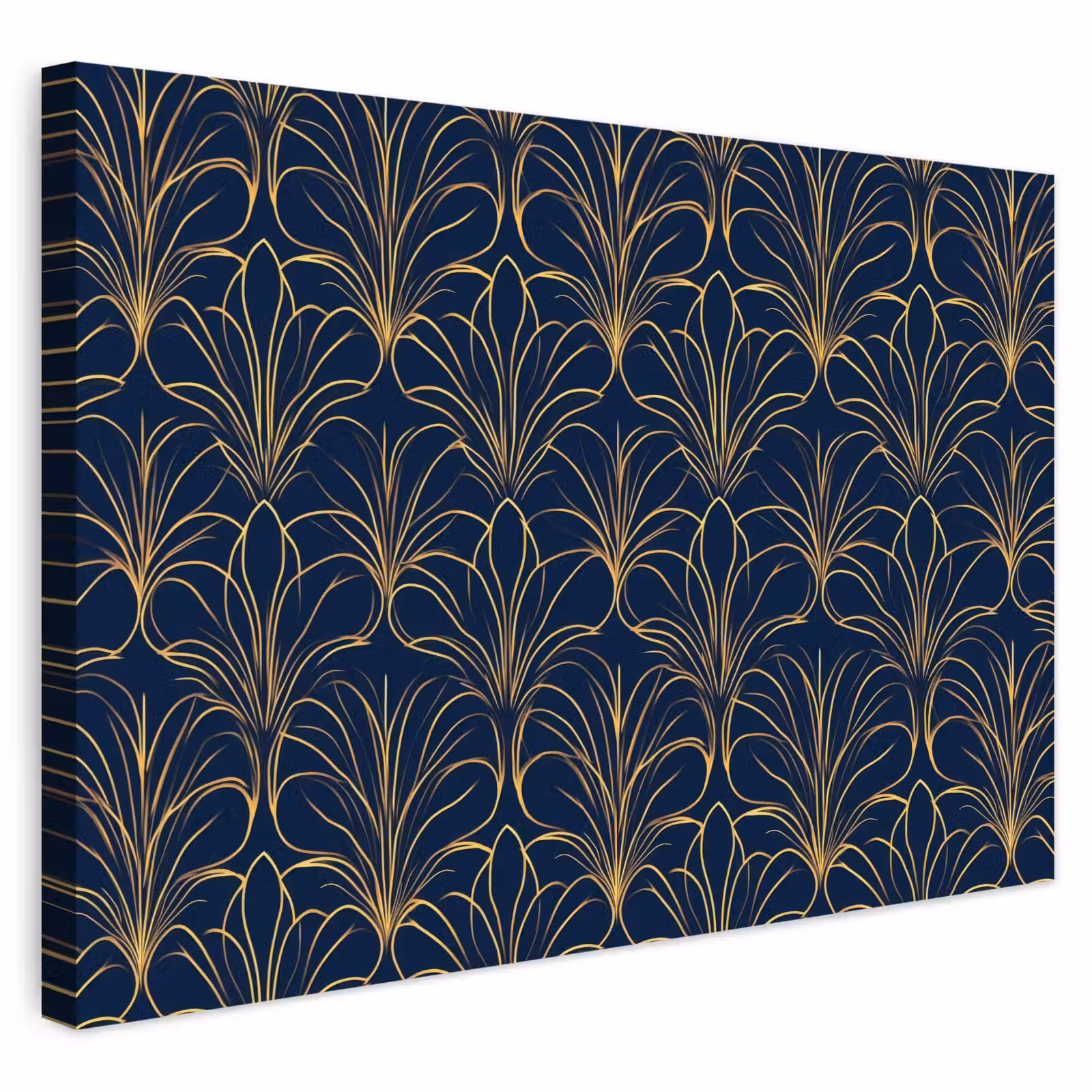 Buiten canvas - Deco - Waaier - Blauw — 1