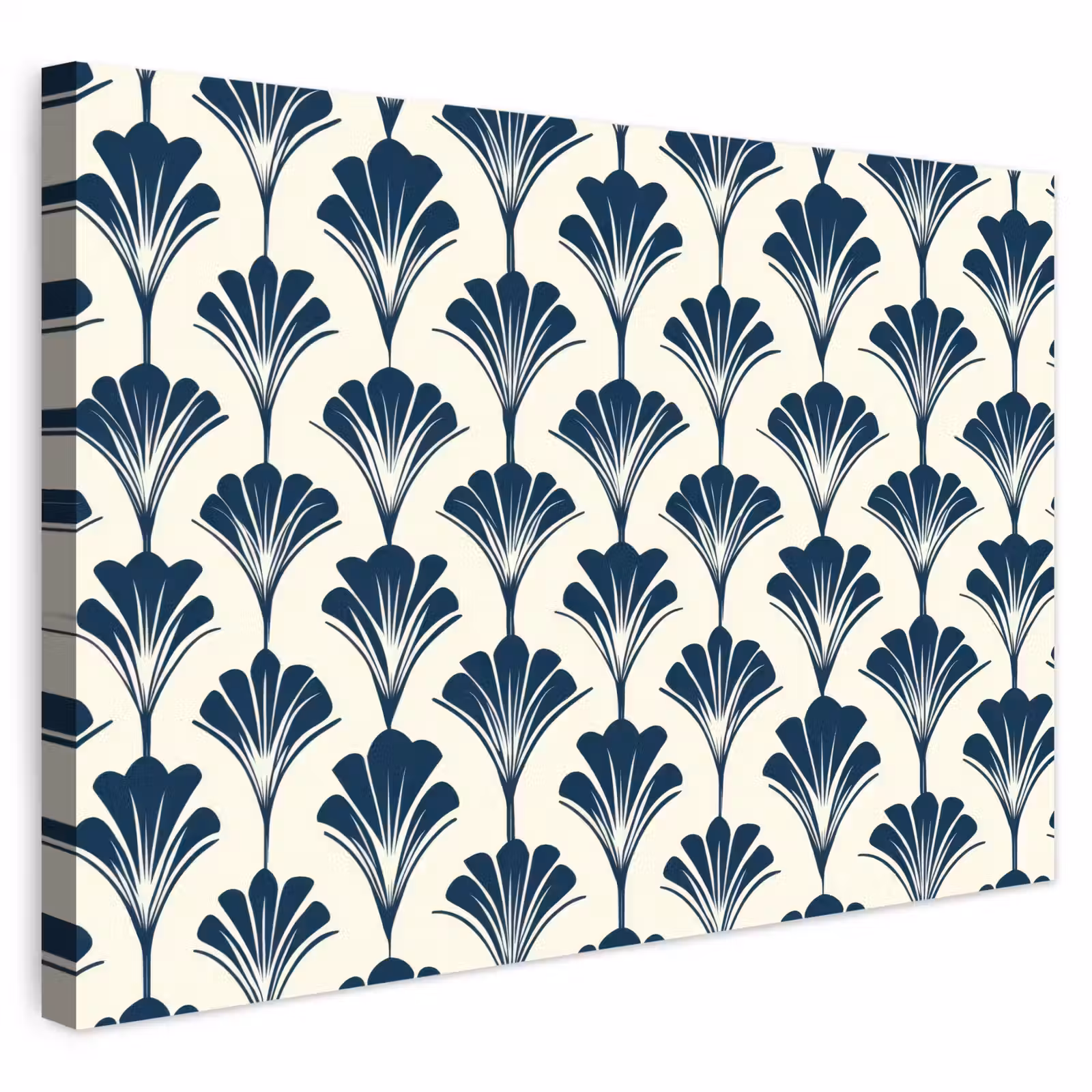 Buiten canvas - Klassiek - Motief - Blauw — 1