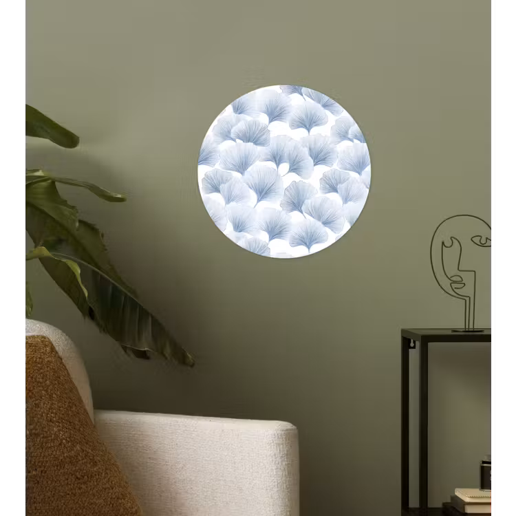 Behangcirkel - Waaier - Modern - Blauw — 3