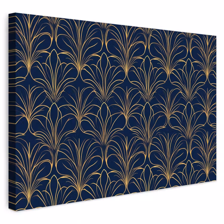 Buiten canvas - Deco - Waaier - Blauw — 1