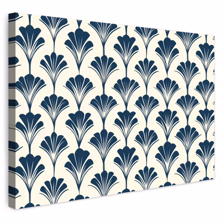 Buiten canvas - Klassiek - Motief - Blauw — 1