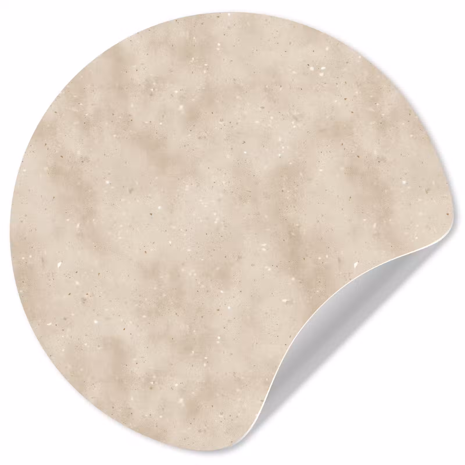 Behangcirkel - Structuur - Spikkels - Beige — 1