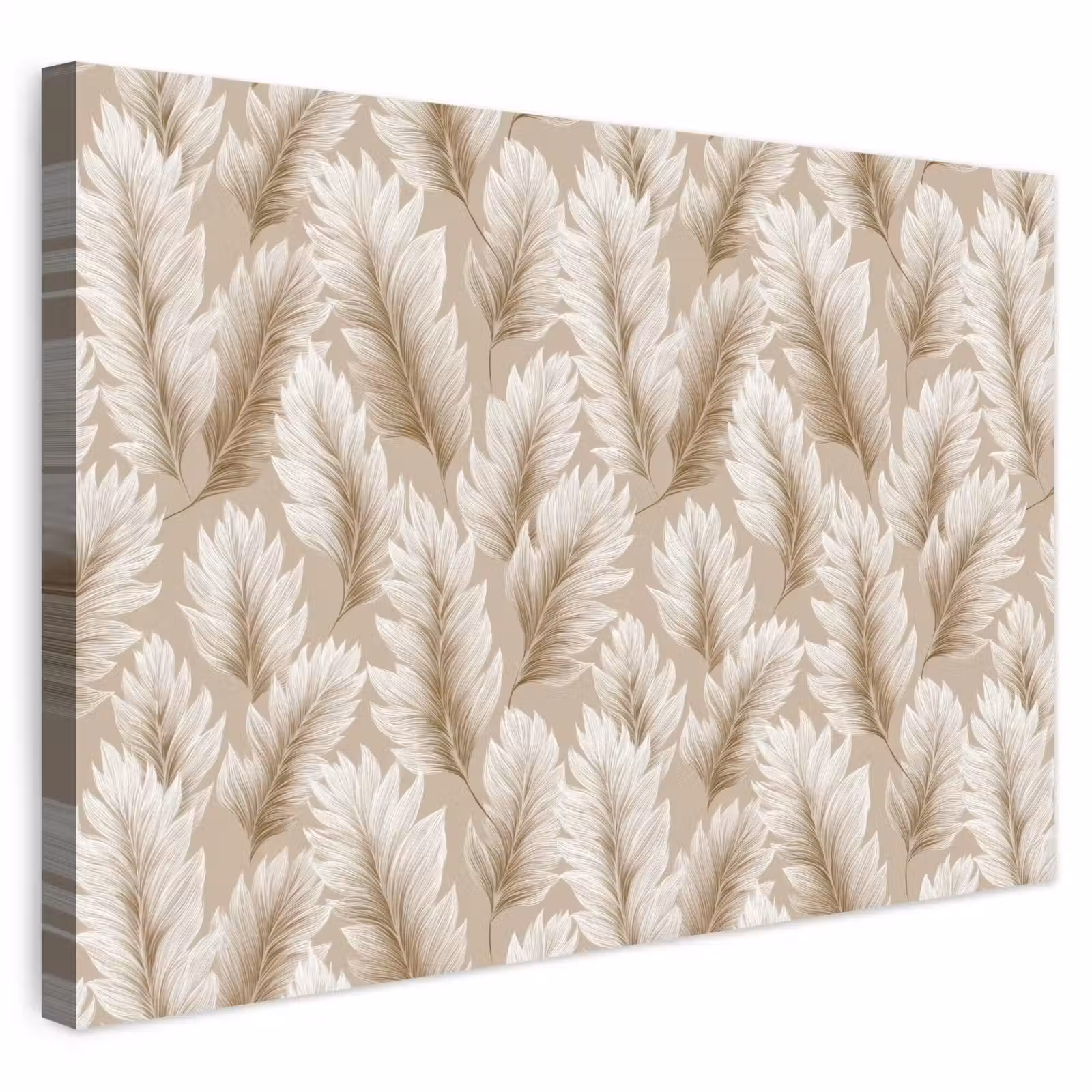 Buiten canvas - Botanisch - Patroon - Beige — 1
