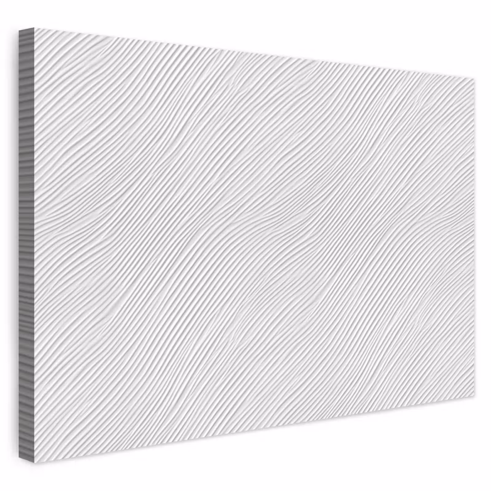 Buiten canvas - Golven - Ribbels - Wit — 1
