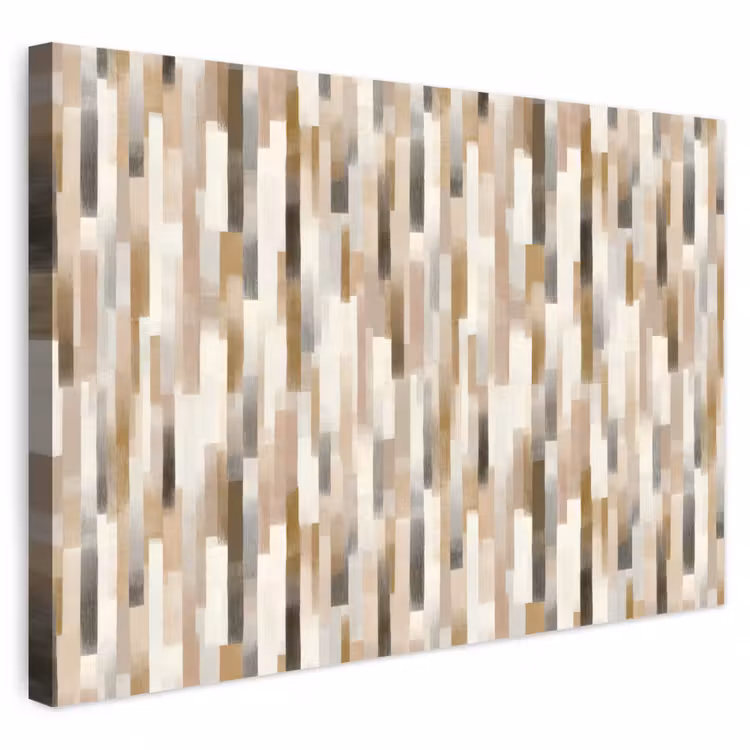 Buiten canvas - Abstract - Patroon - Kwaststreken — 1