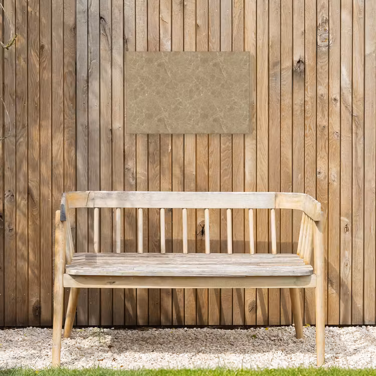 Buiten canvas - Beige - Marmer - Witte aders — 3