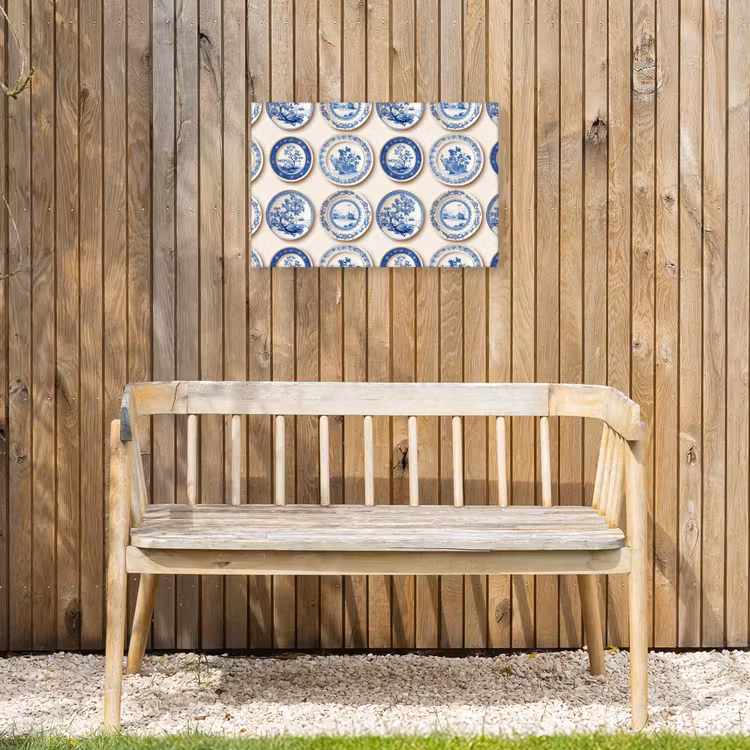 Buiten canvas - Borden - Bomen - Planten - Blauw — 3