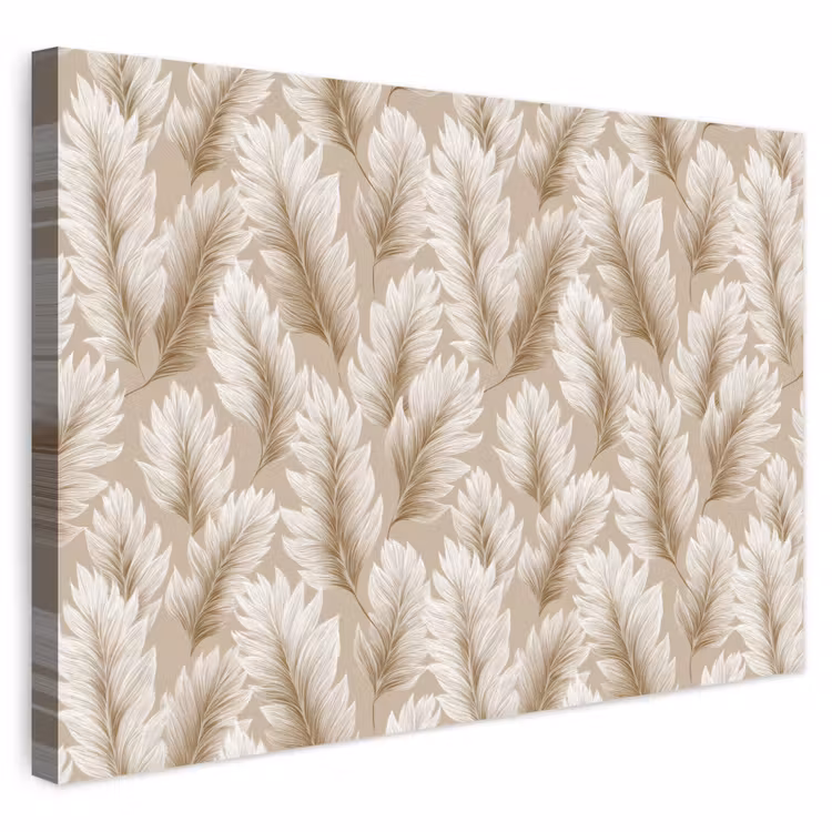 Buiten canvas - Botanisch - Patroon - Beige — 1