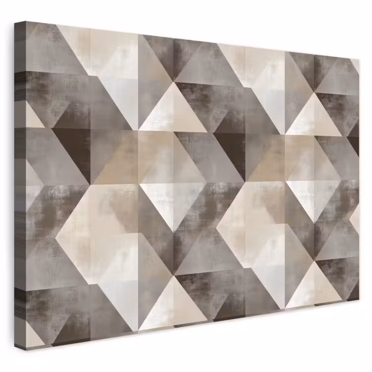 Buiten canvas - Geometrisch - Motief - Aardetinten — 1