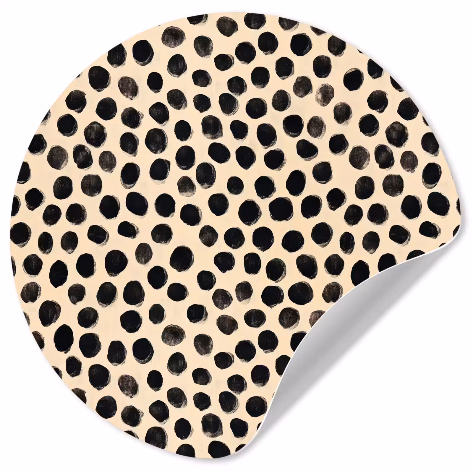 Behangcirkel - Stippen - Patroon - Zwart — 1