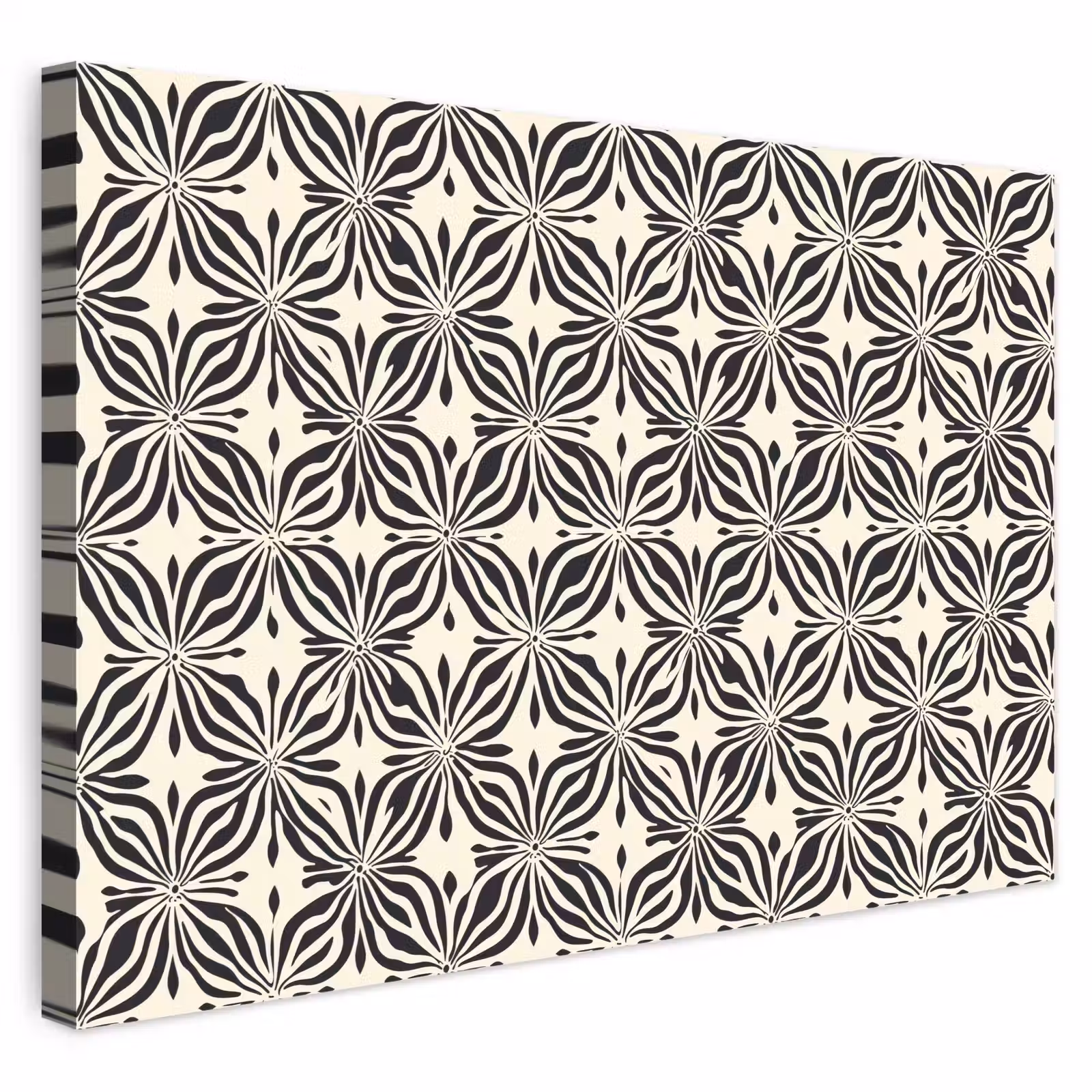 Buiten canvas - Grafisch - Patroon - Zwart — 1
