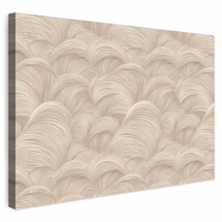 Buiten canvas - Bogen - Patroon - Beige — 1