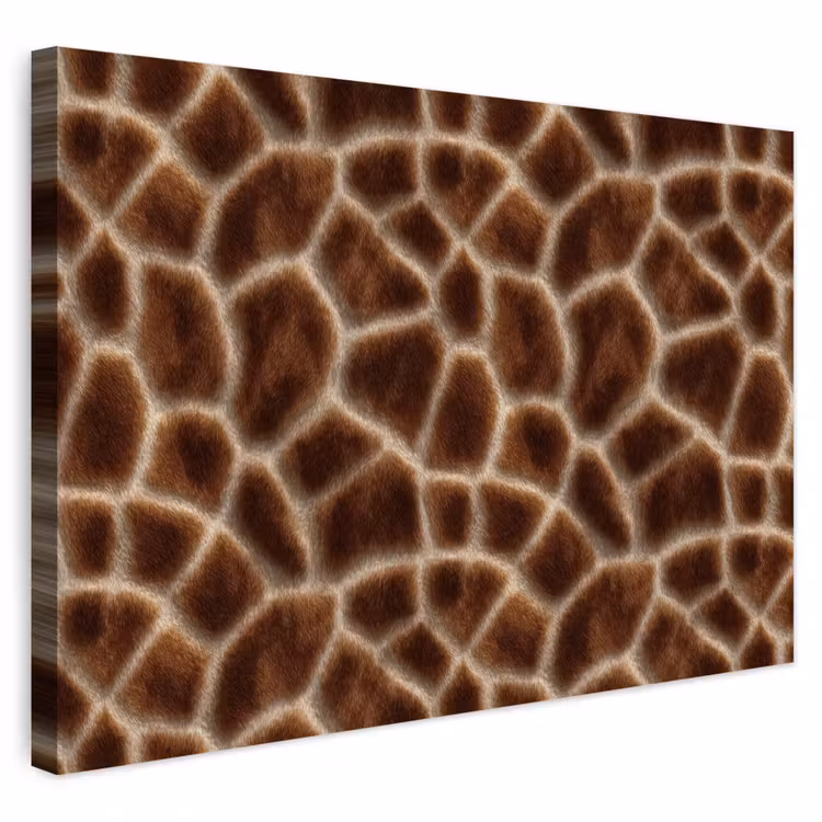 Buiten canvas - Giraf - Bruin - Vacht — 1