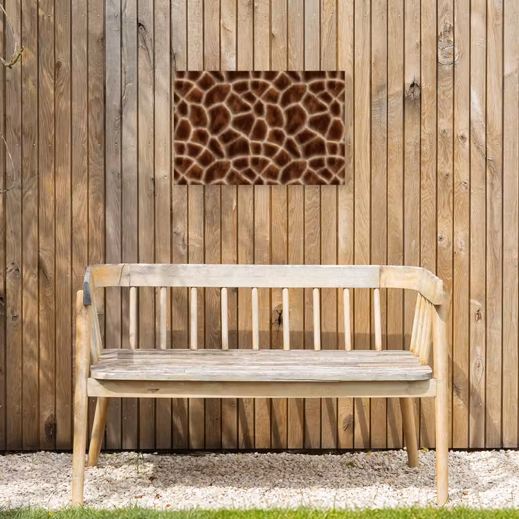Buiten canvas - Giraf - Bruin - Vacht — 3
