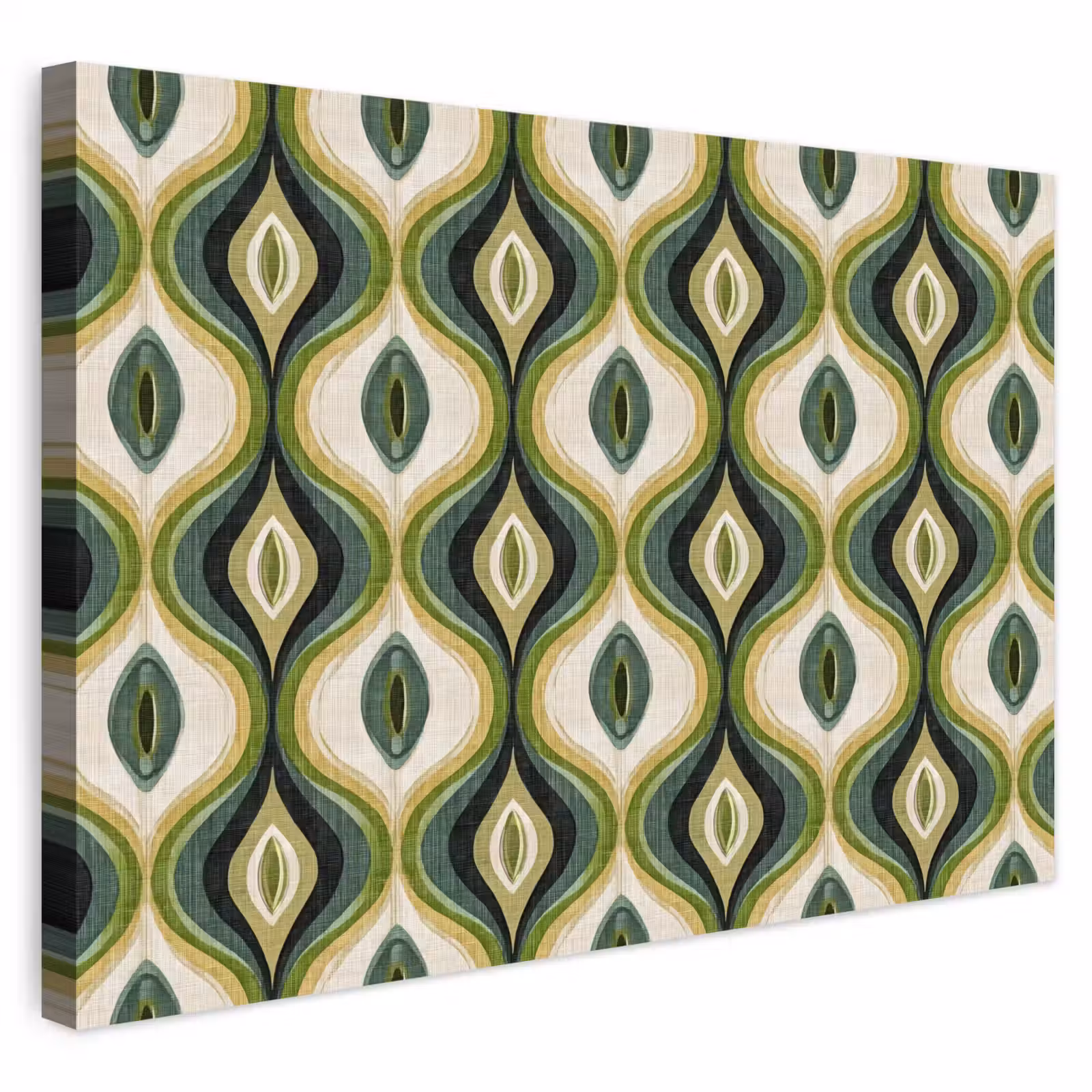 Buiten canvas - Abstract - Ritmisch - Groen — 1