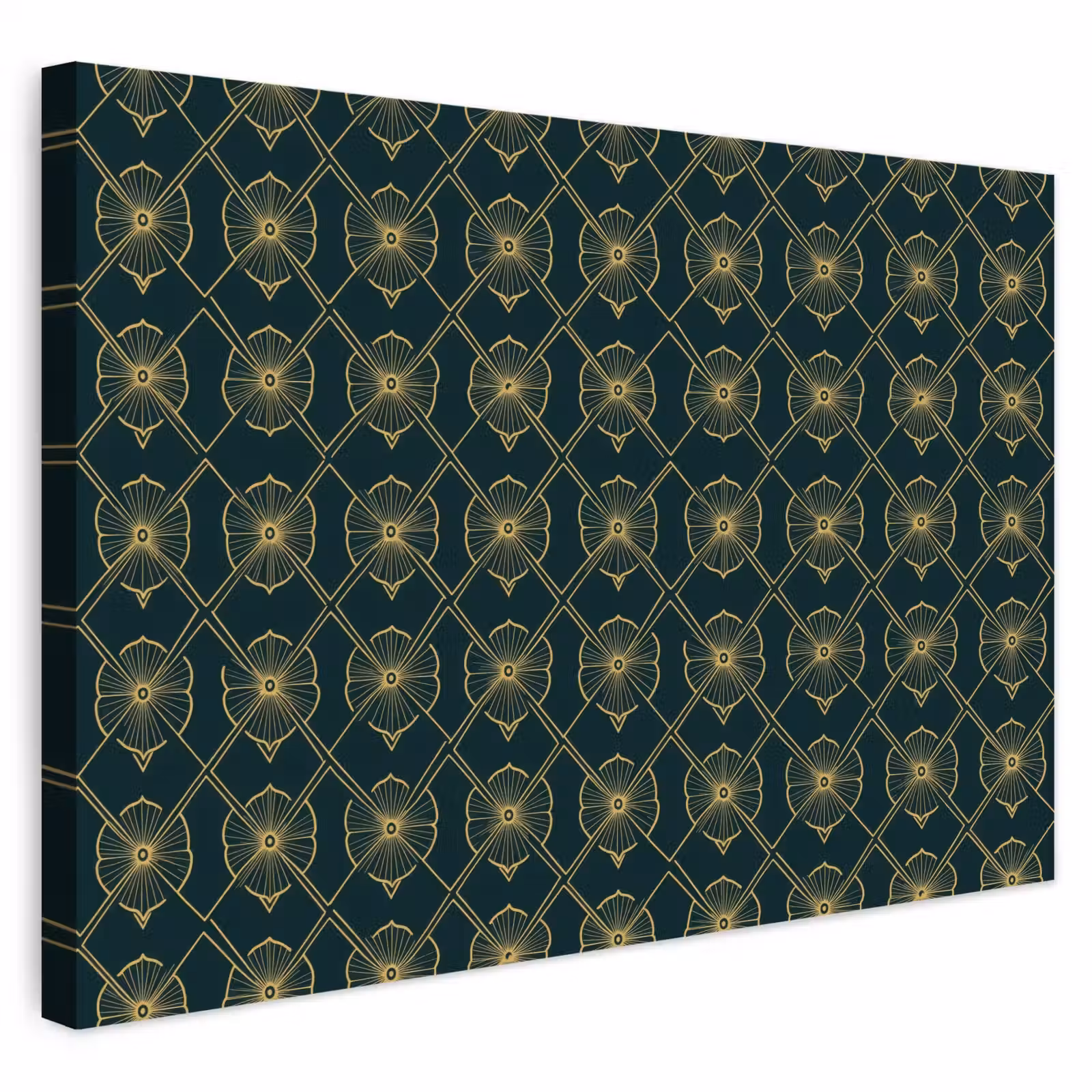 Buiten canvas - Geometrisch - Elegant - Groen — 1