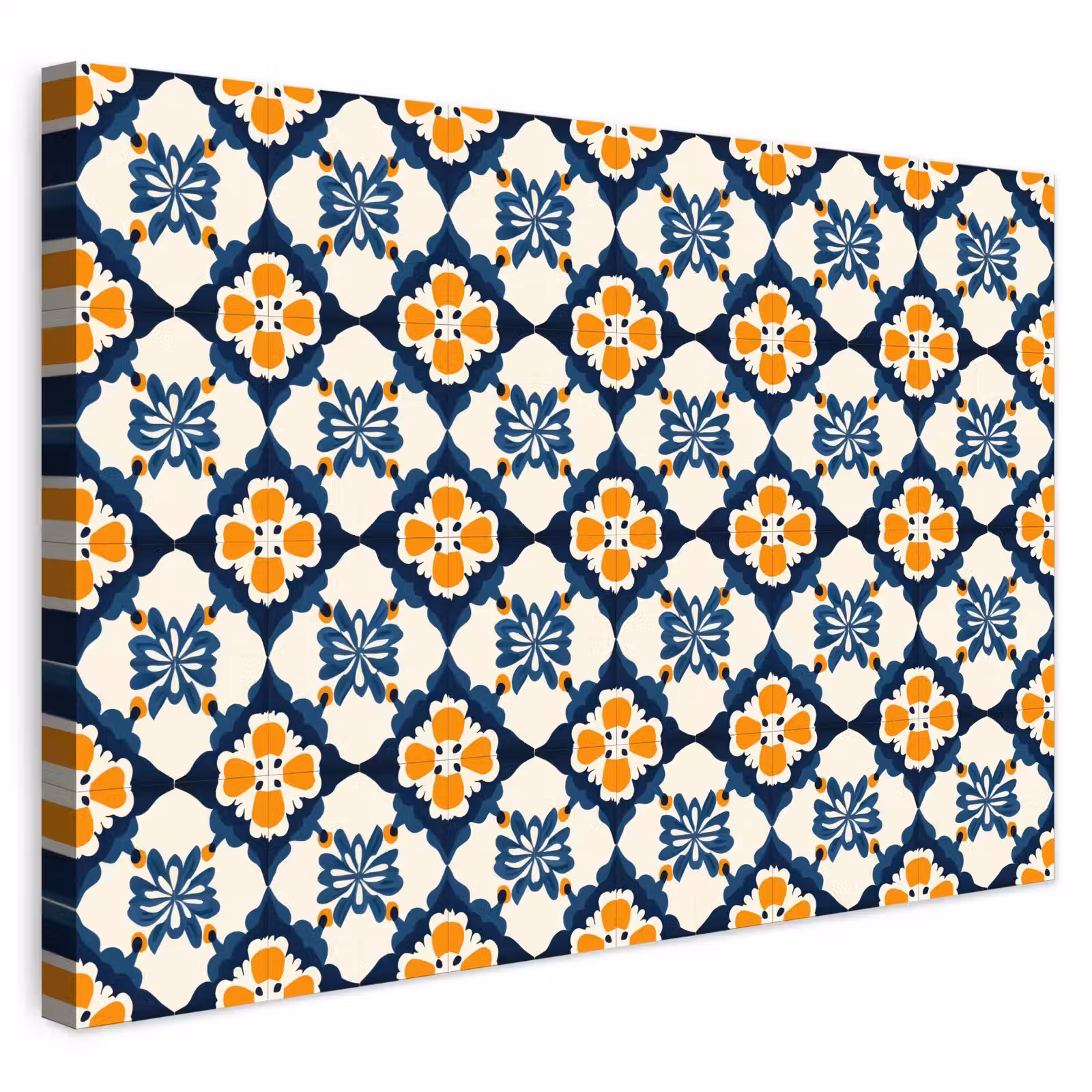 Buiten canvas - Klassiek - Geometrisch - Blauw — 1