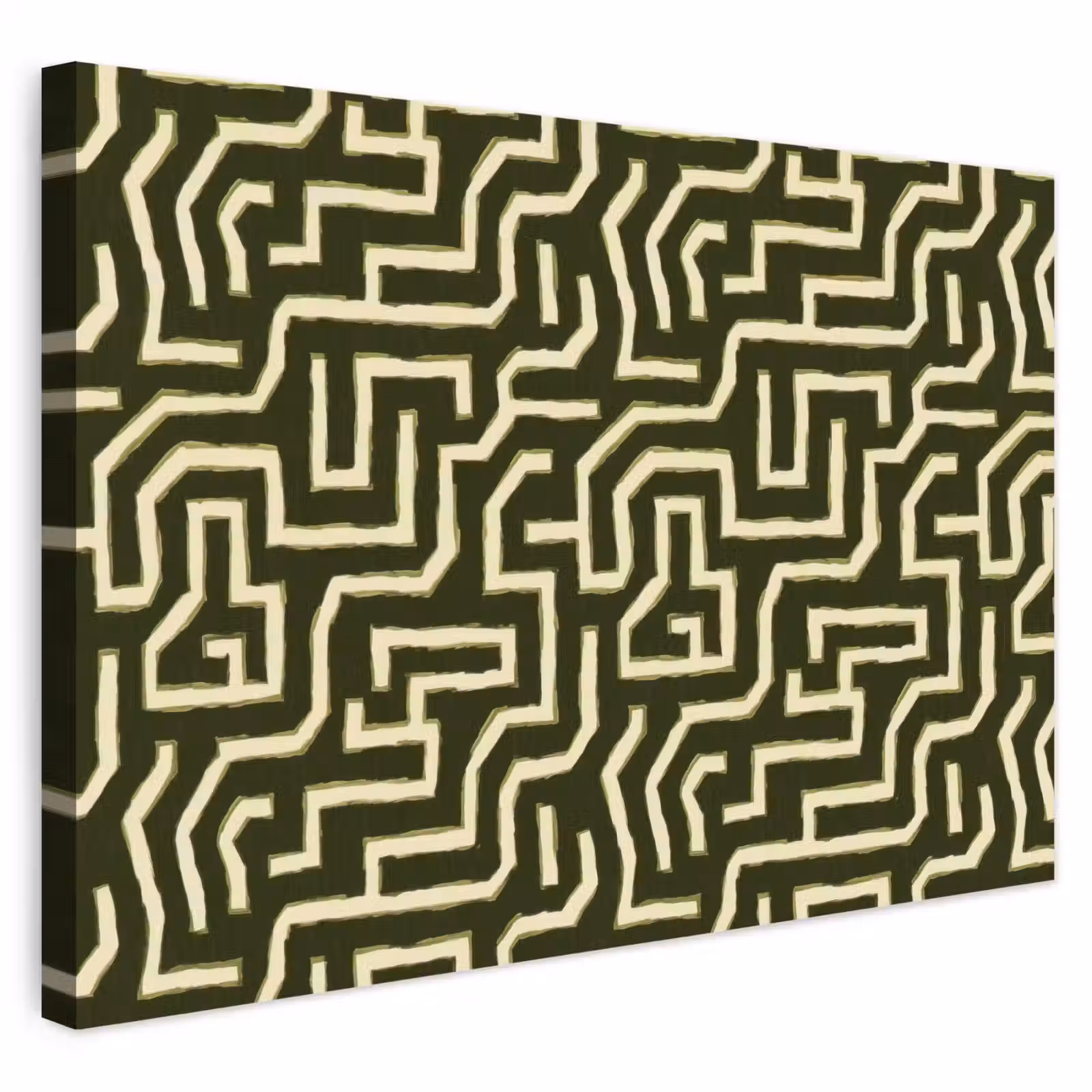 Buiten canvas - Lijnen - Abstract - Groen — 1