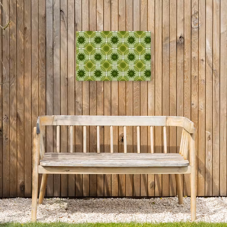 Buiten canvas - Cirkels - Patroon - Groen — 3