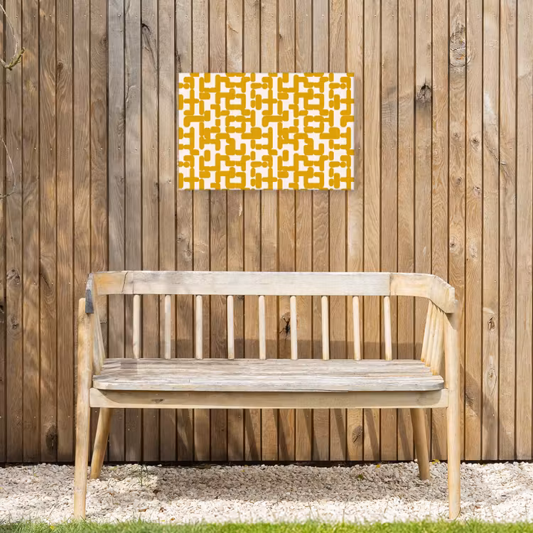 Buiten canvas - Geel - Beige - Patroon — 3