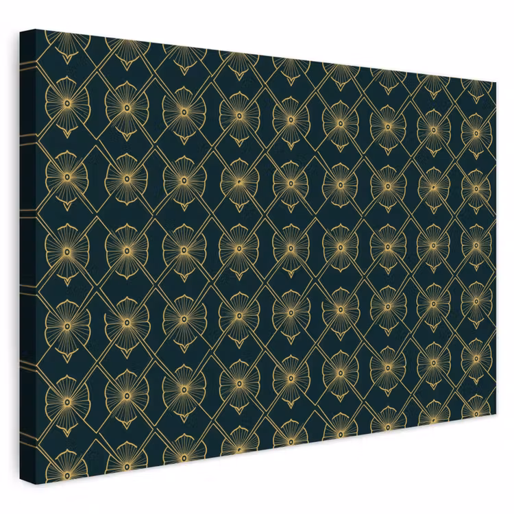 Buiten canvas - Geometrisch - Elegant - Groen — 1