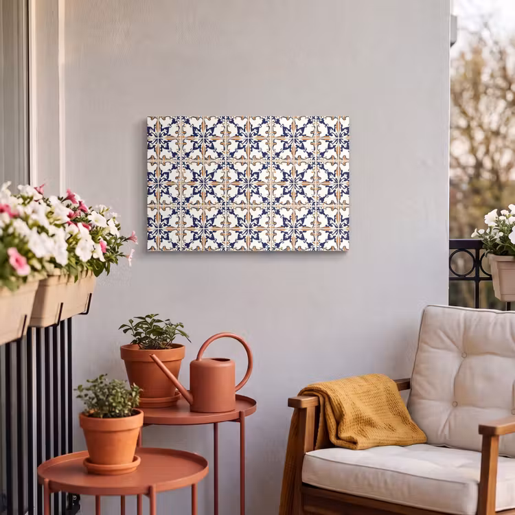 Buiten canvas - Klassiek - Patroon - Kleurrijk — 4
