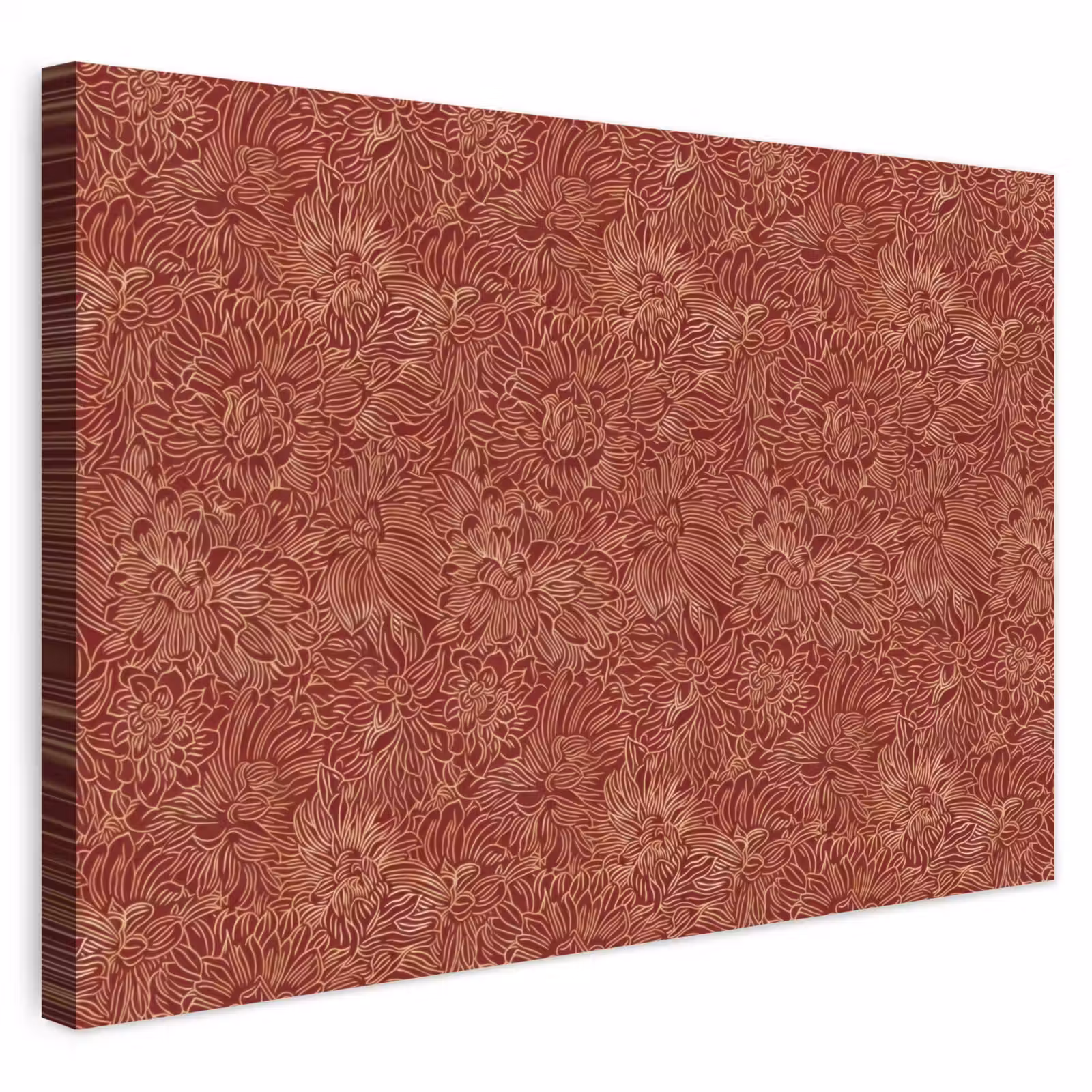 Buiten canvas - Bloemen - Motief - Rood — 1