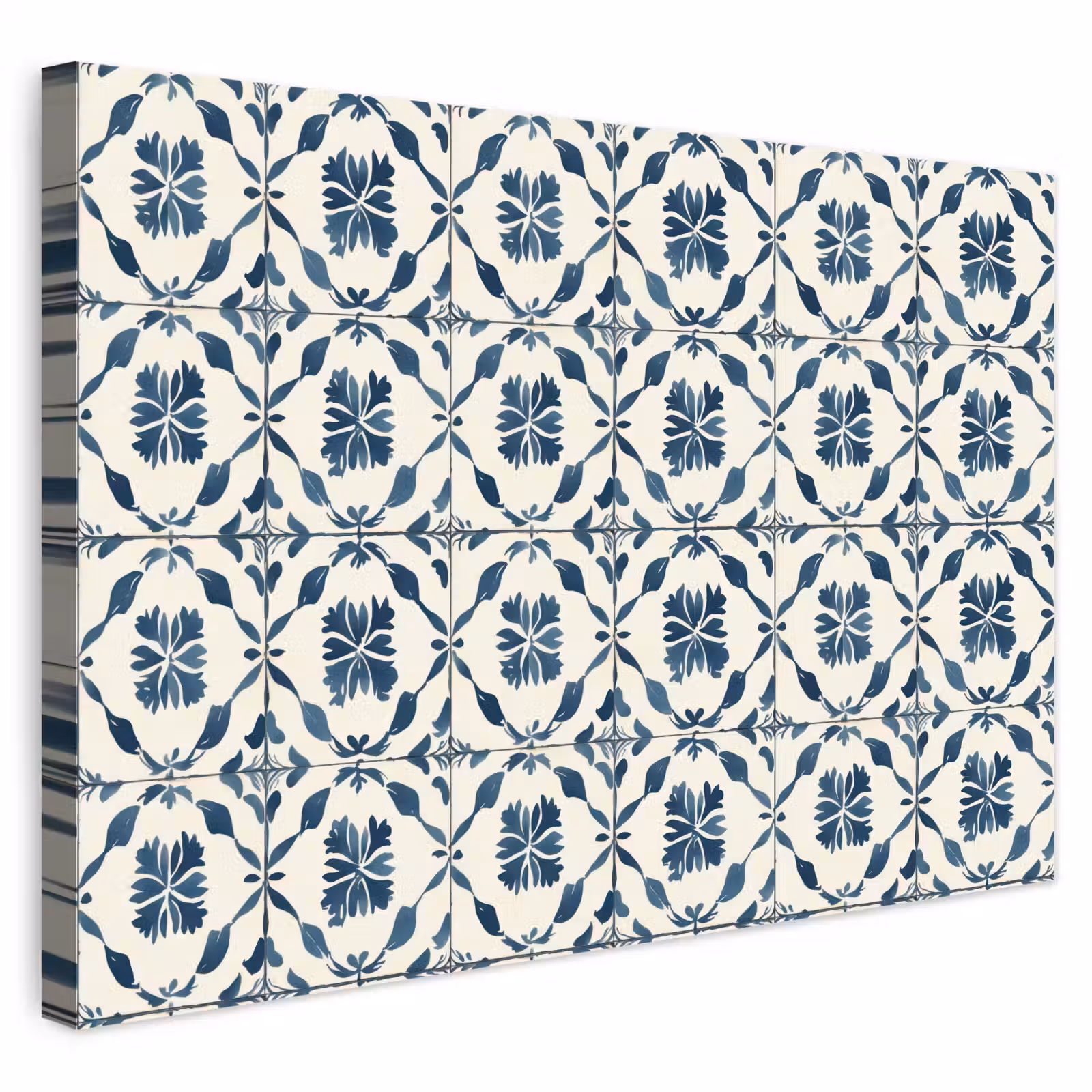 Buiten canvas - Grafisch - Tegel - Blauw — 1