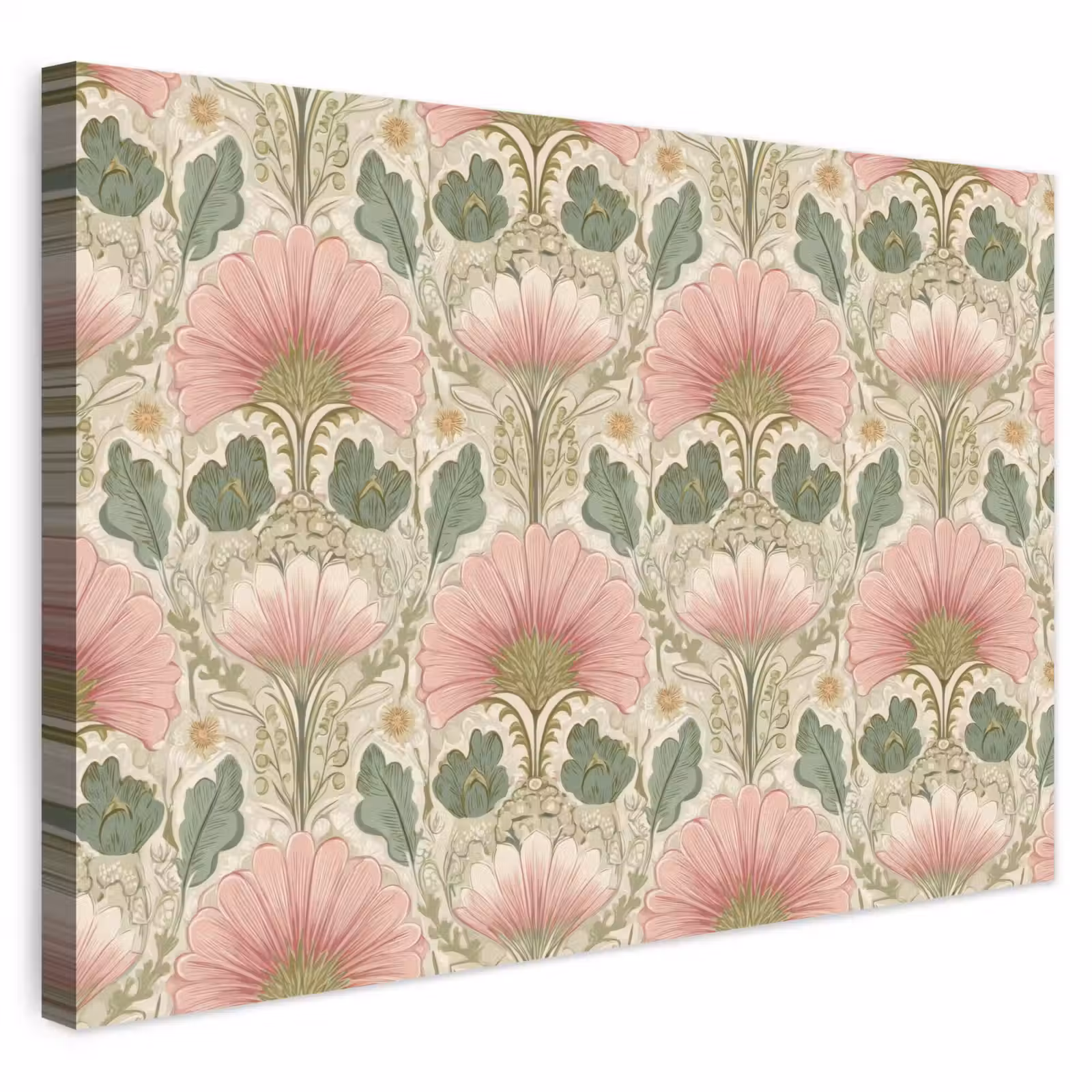 Buiten canvas - Klassiek - Patroon - Roze — 1