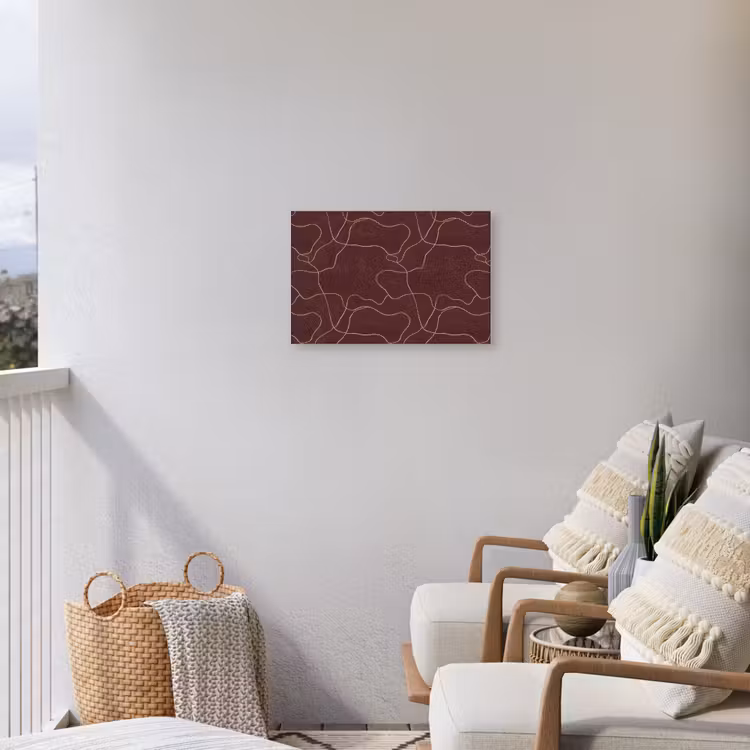 Buiten canvas - Abstract - Modern - Bruin — 4