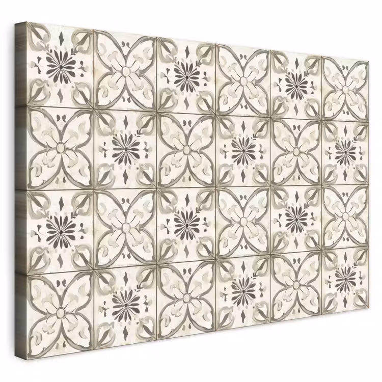 Buiten canvas - Antiek - Tegel - Beige — 1