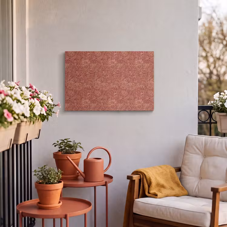 Buiten canvas - Bloemen - Motief - Rood — 4