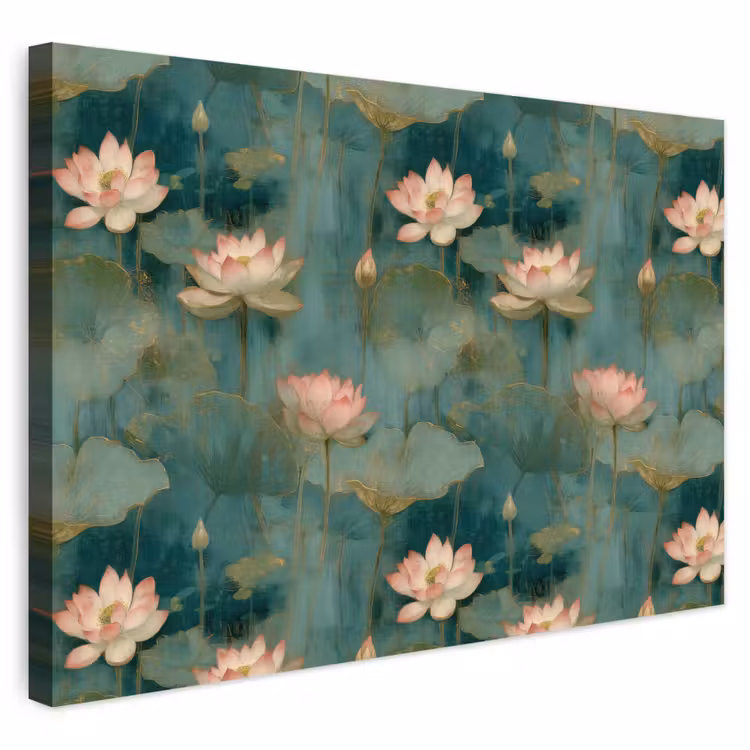 Buiten canvas - Botanisch - Bloemen - Roze — 1