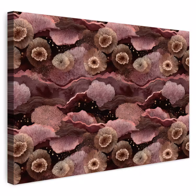 Buiten canvas - Koraal - Organisch - Roze — 1