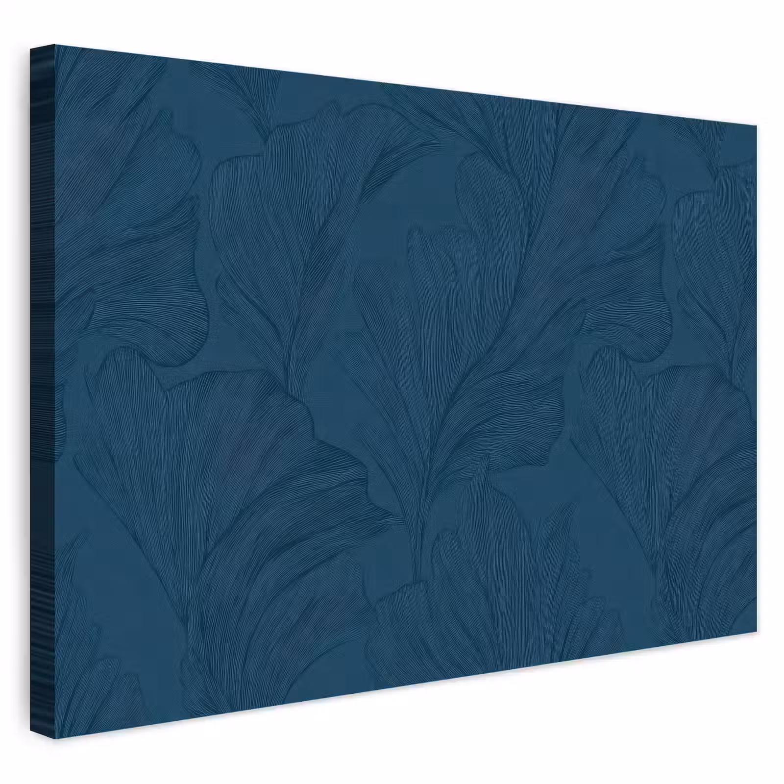 Buiten canvas - Abstract - Patroon - Donkerblauw - Elegant — 1