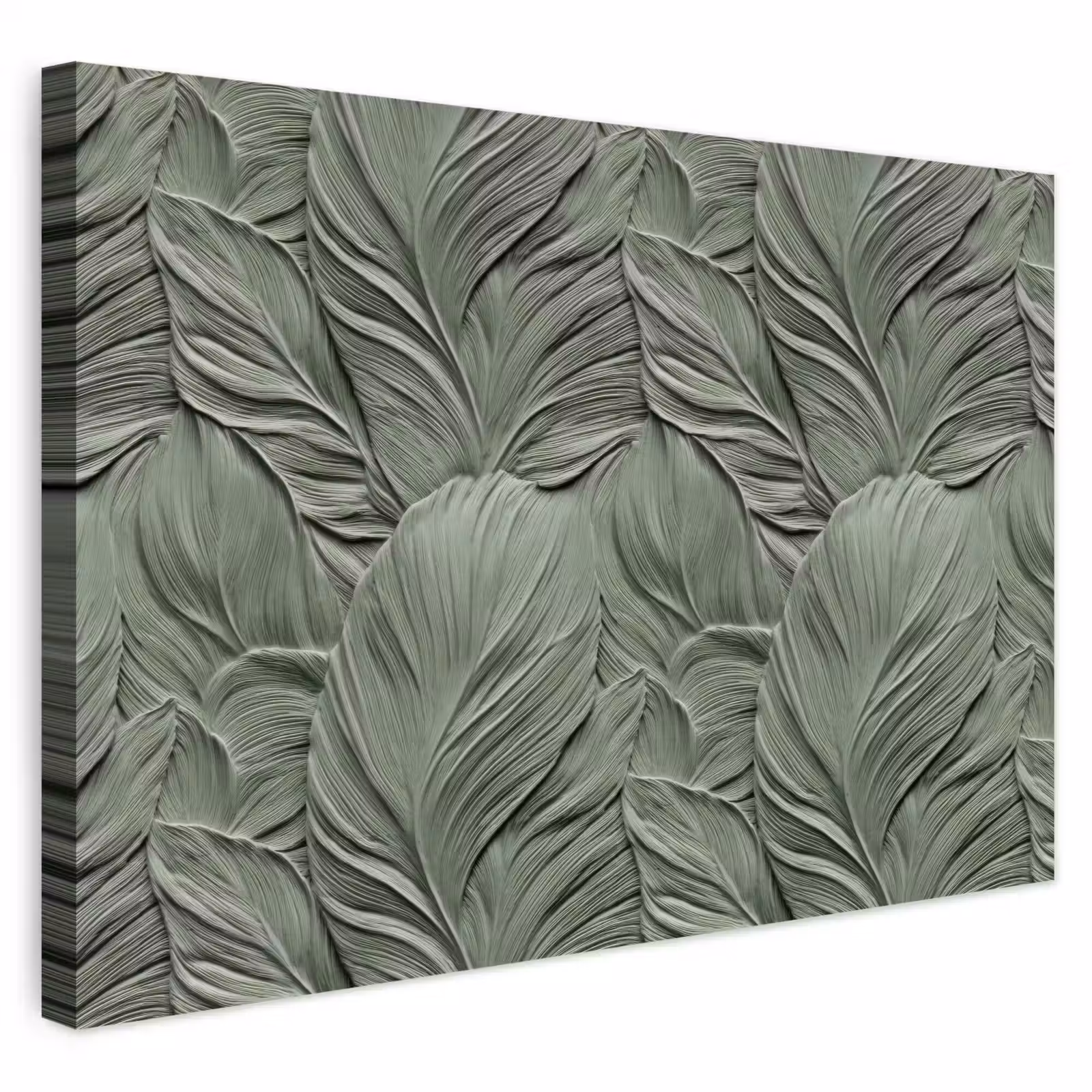 Buiten canvas - Bladeren - Textuur - Groen — 1