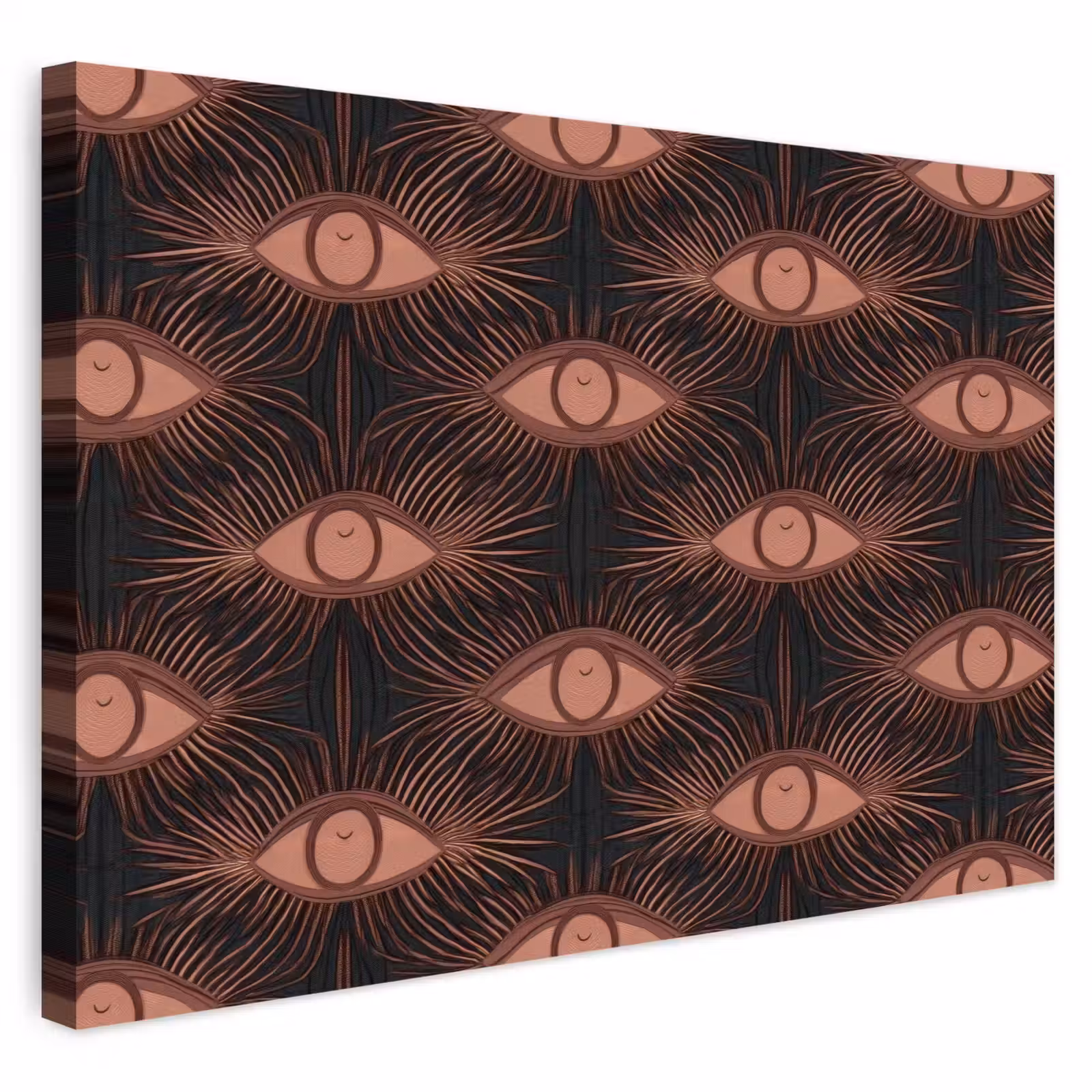 Buiten canvas - Boheems - Oog - Bruin — 1