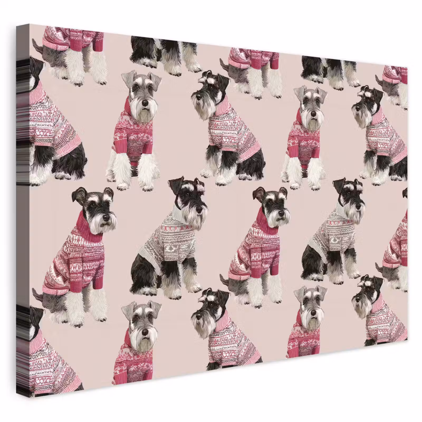 Buiten canvas - Honden - Truien - Rood — 1