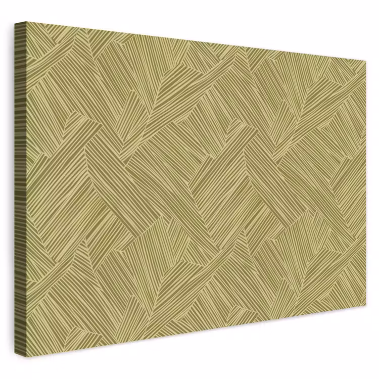 Buiten canvas - Abstract - Modern - Groen — 1