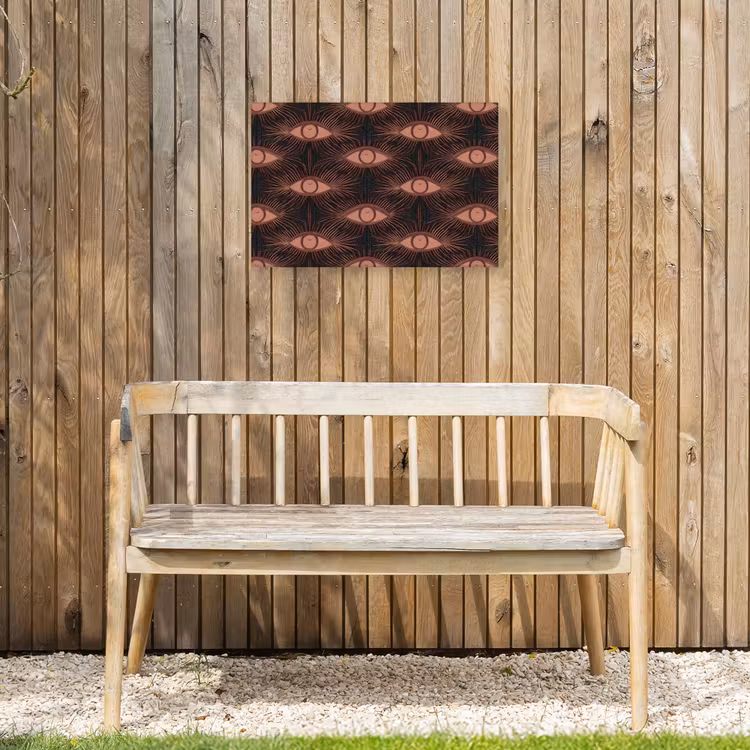 Buiten canvas - Boheems - Oog - Bruin — 3