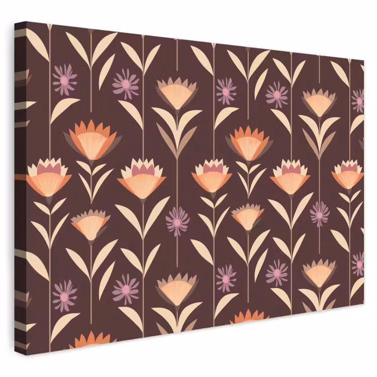 Buiten canvas - Elegant - Retro - Bruin — 1