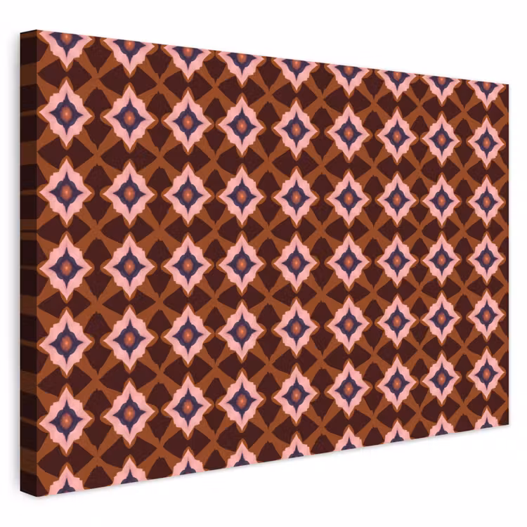 Buiten canvas - Geometrisch - Sierlijk - Bruin — 1