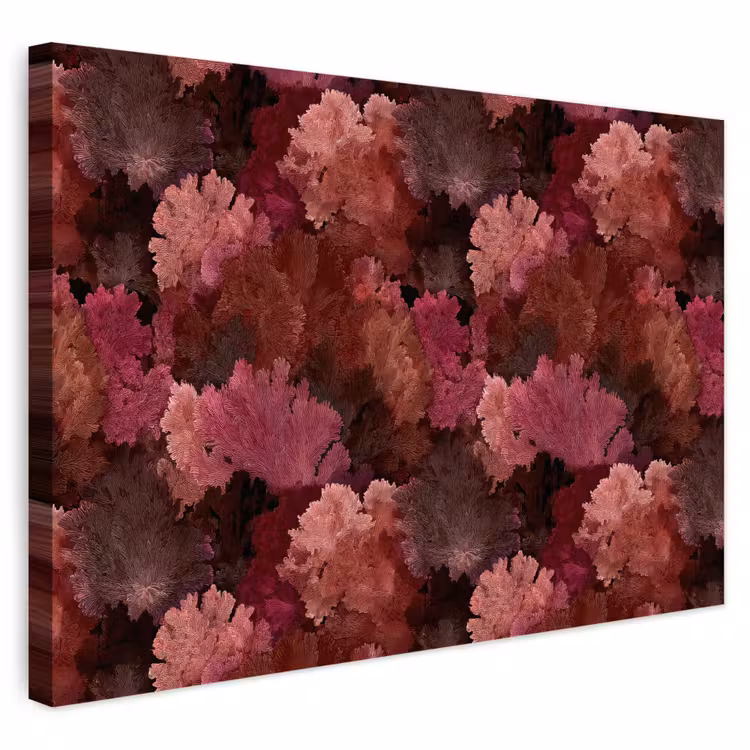 Buiten canvas - Koraal - Textuur - Kleurrijk — 1