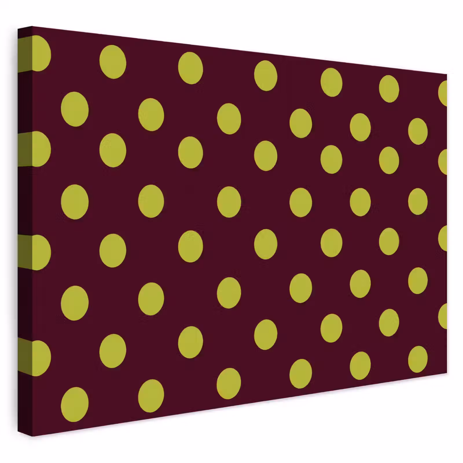 Buiten canvas - Klassiek - Stippen - Groen — 1