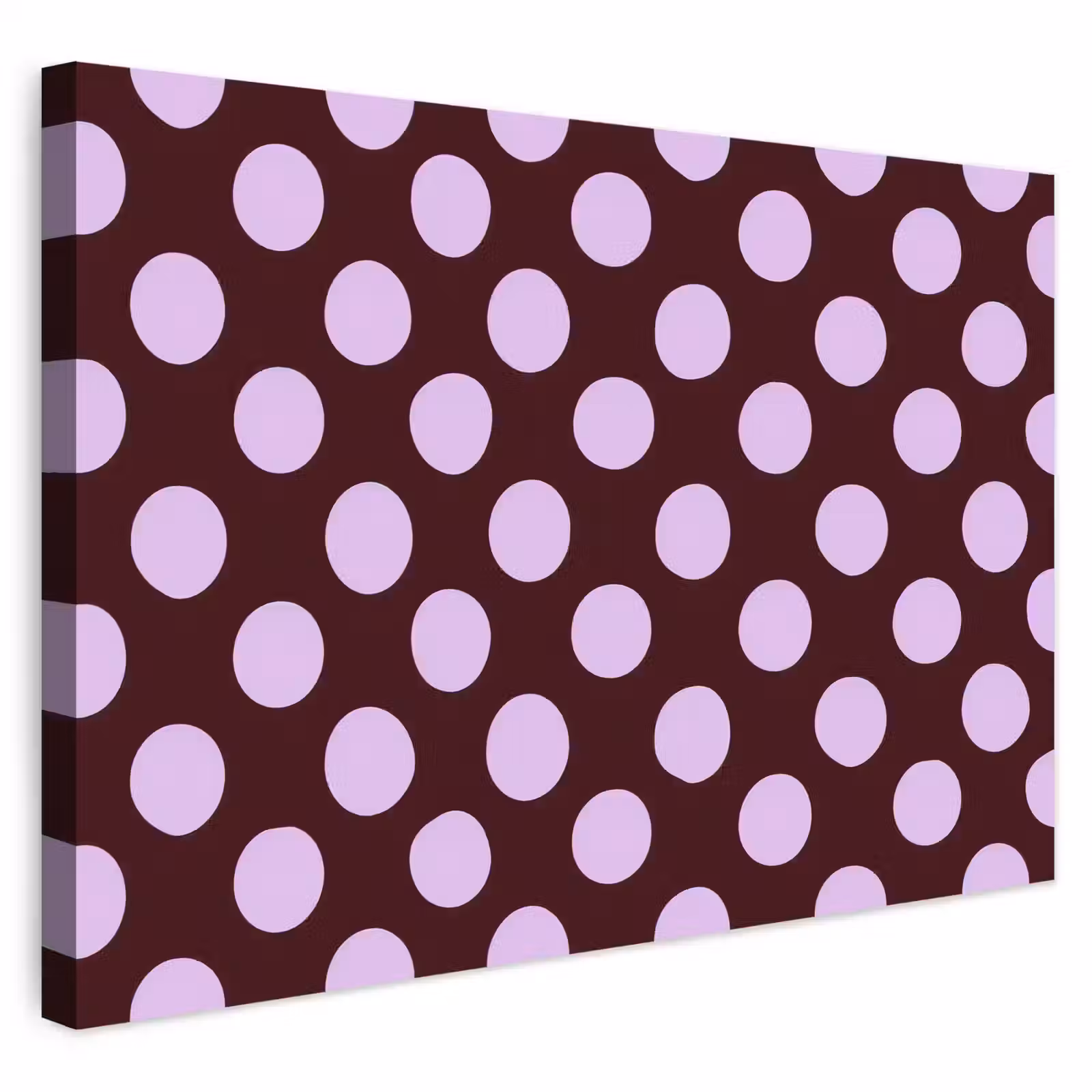 Buiten canvas - Klassiek - Stippen - Paars — 1