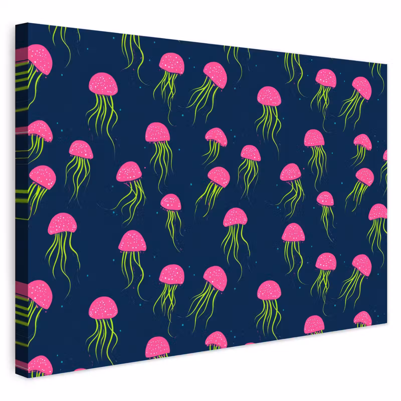 Buiten canvas - Kwallen - Diepzee - Neon — 1