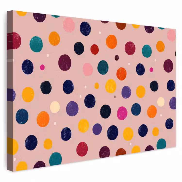 Buiten canvas - Cirkels - Patroon - Kleurrijk — 1